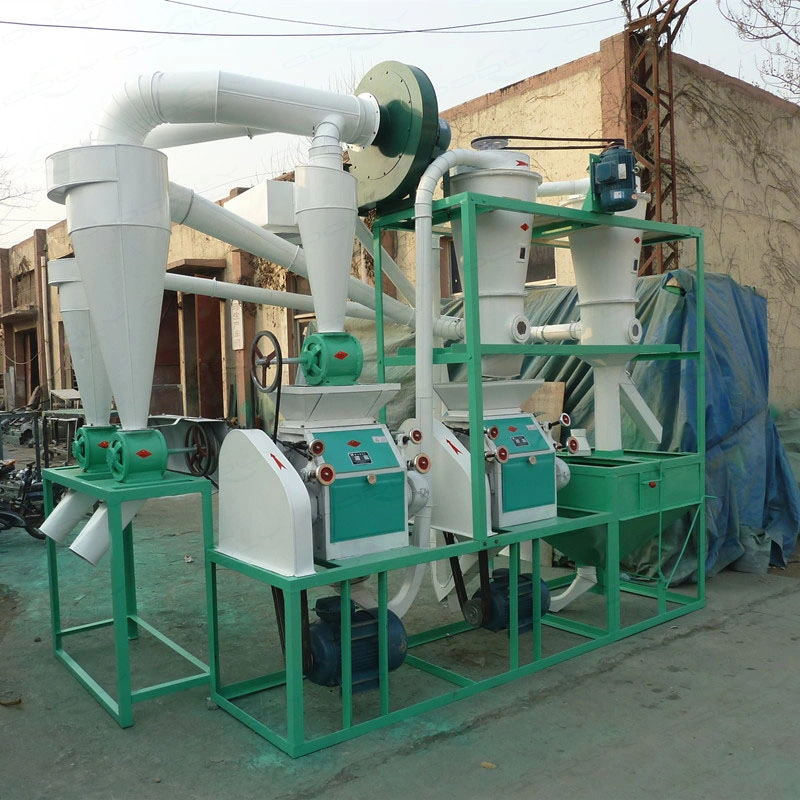 10t 20t/D Semolina Grinding Wheat Corn Maize Milling Machine Semolina Flour Mill for Maize Grinder