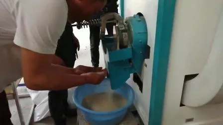 Descascaradora de arroz de maíz de 500 kg/h con pulidoras